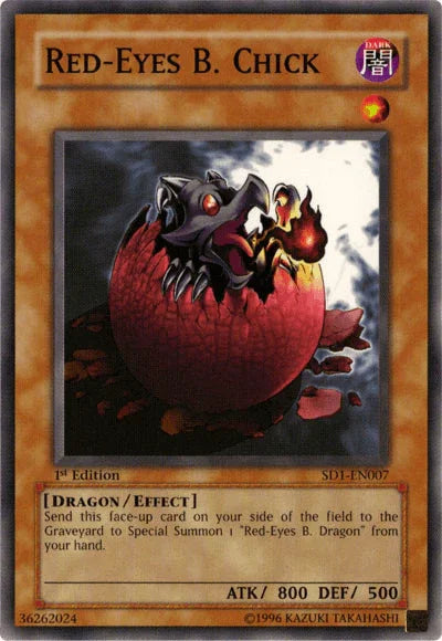Red-Eyes B. Chick [SD1-EN007] Common