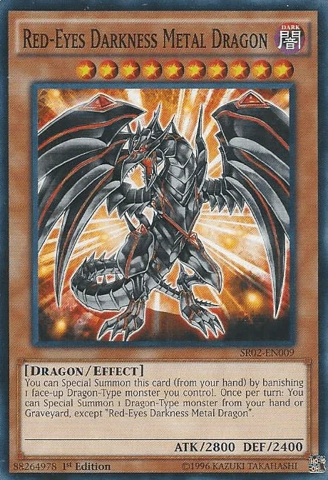 Red-Eyes Darkness Metal Dragon [SR02-EN009] Common