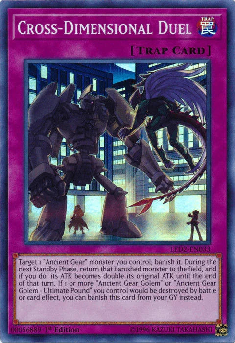 Cross-Dimensional Duel [LED2-EN033] Super Rare