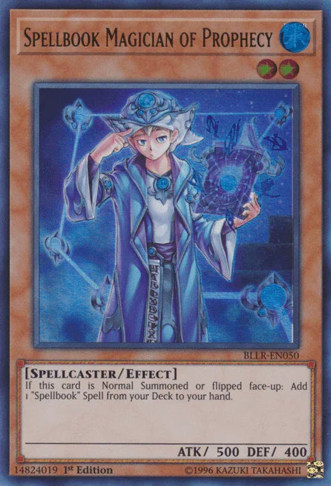 Spellbook Magician of Prophecy [BLLR-EN050] Ultra Rare