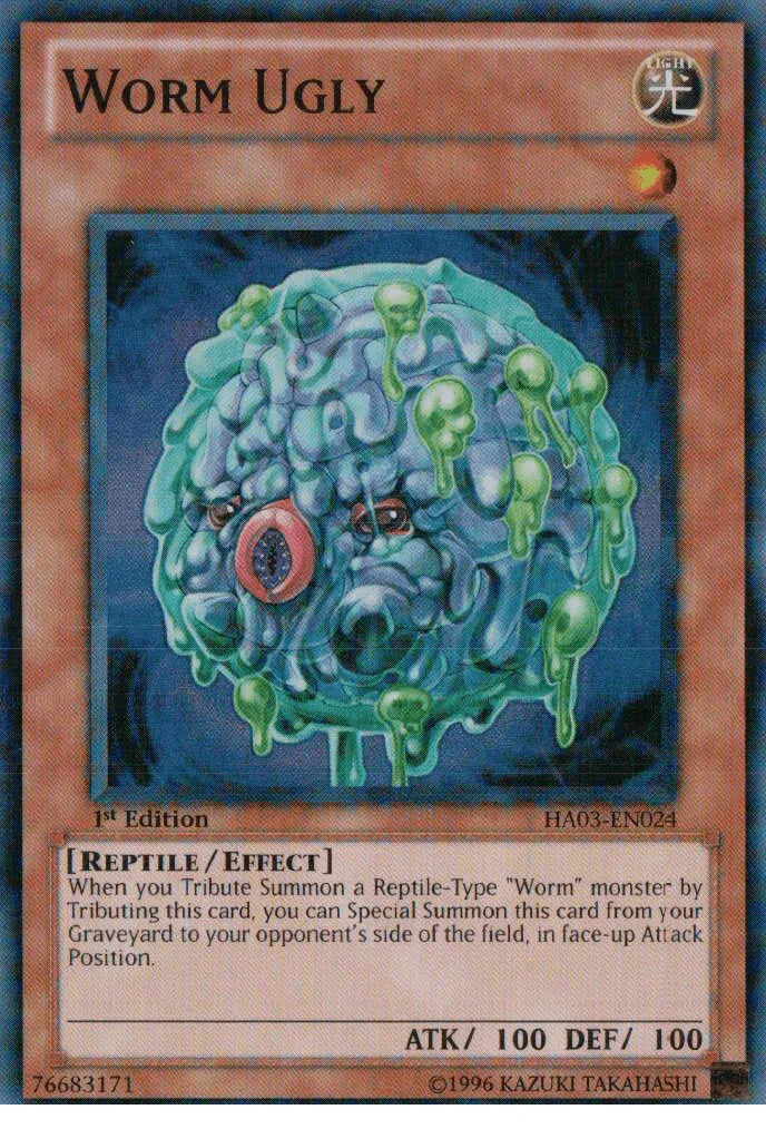 Worm Ugly [HA03-EN024] Super Rare