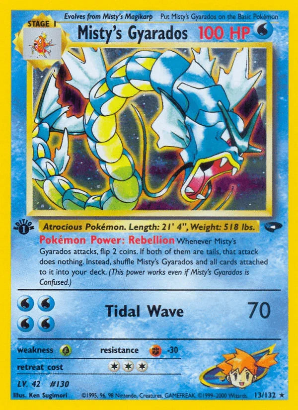 Misty's Gyarados (13/132) [Gym Challenge 1st Edition]