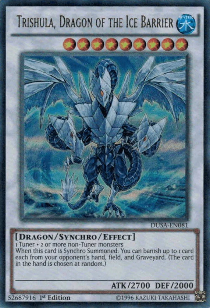 Trishula, Dragon of the Ice Barrier [DUSA-EN081] Ultra Rare