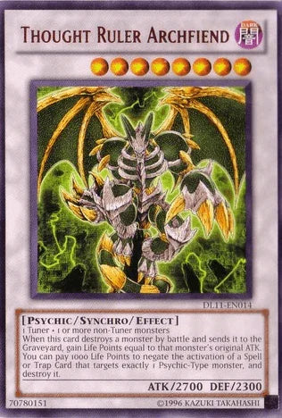 Thought Ruler Archfiend (Red) [DL11-EN014] Rare