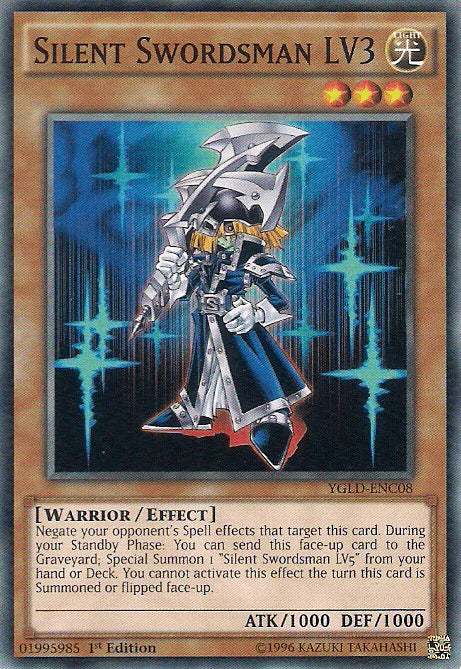 Silent Swordsman LV3 [YGLD-ENC08] Common