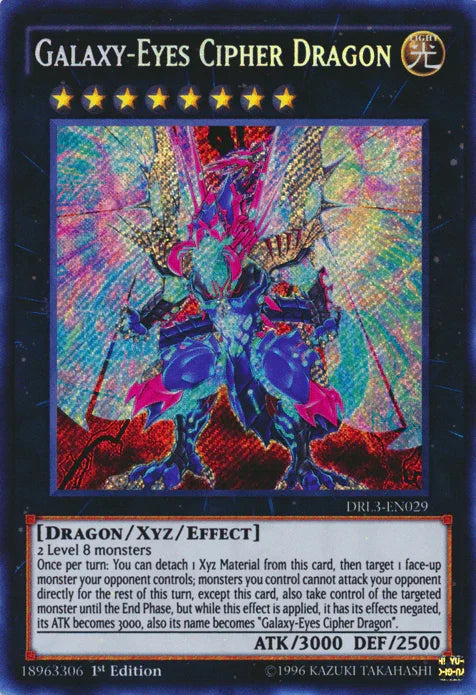 Galaxy-Eyes Cipher Dragon [DRL3-EN029] Secret Rare