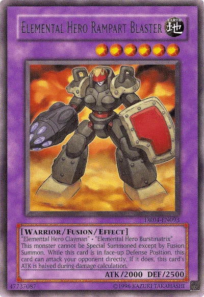 Elemental Hero Rampart Blaster [DR04-EN093] Rare
