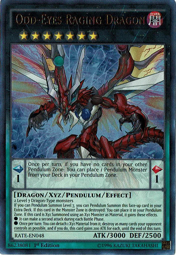 Odd-Eyes Raging Dragon [RATE-EN048] Ultra Rare