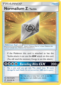 Normalium Z: Tackle (203/236) [Sun & Moon: Unified Minds]