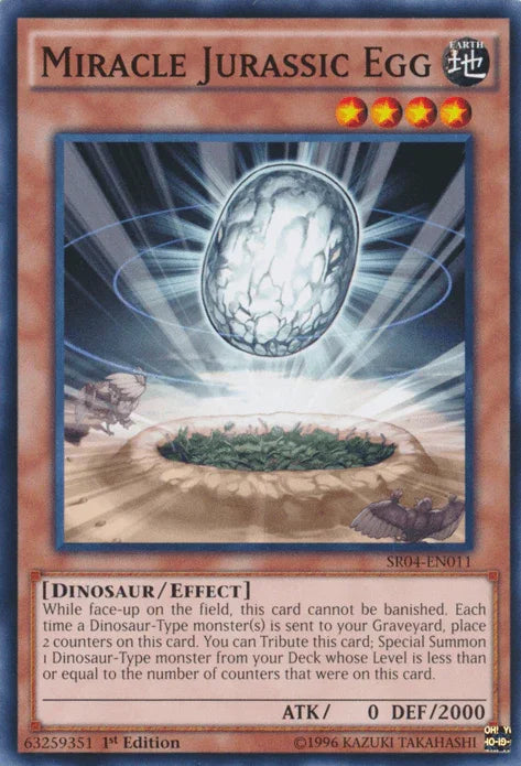 Miracle Jurassic Egg [SR04-EN011] Common