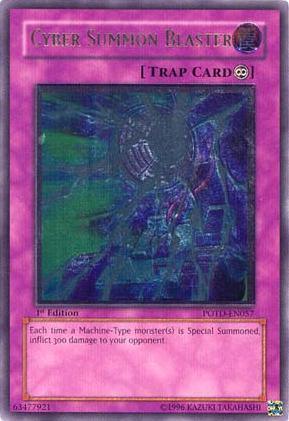Cyber Summon Blaster [POTD-EN057] Ultimate Rare