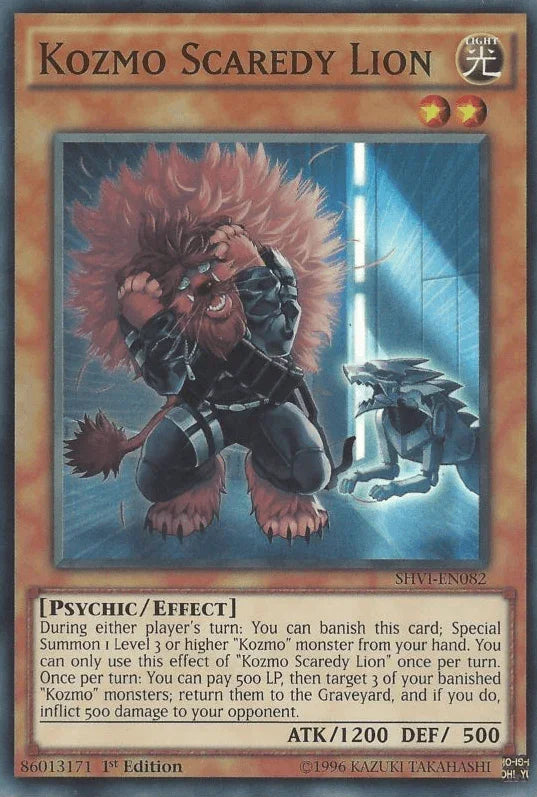 Kozmo Scaredy Lion [SHVI-EN082] Super Rare