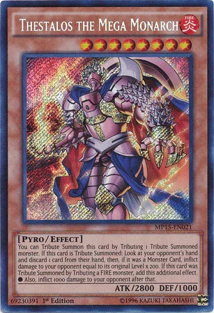 Thestalos the Mega Monarch [MP15-EN021] Secret Rare