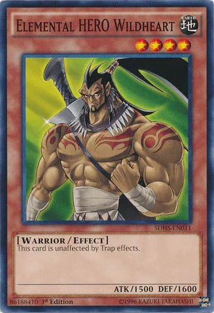 Elemental Hero Wildheart [SDHS-EN011] Common