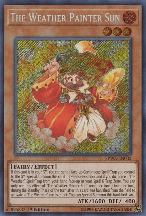 The Weather Painter Sun [SPWA-EN032] Secret Rare