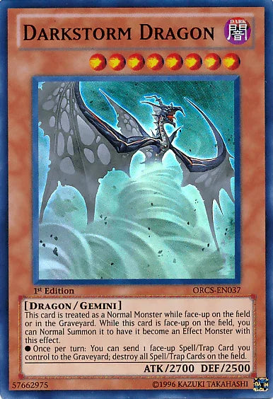 Darkstorm Dragon [ORCS-EN037] Super Rare