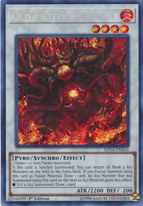 Old Entity Cthugua [SHVA-EN016] Secret Rare