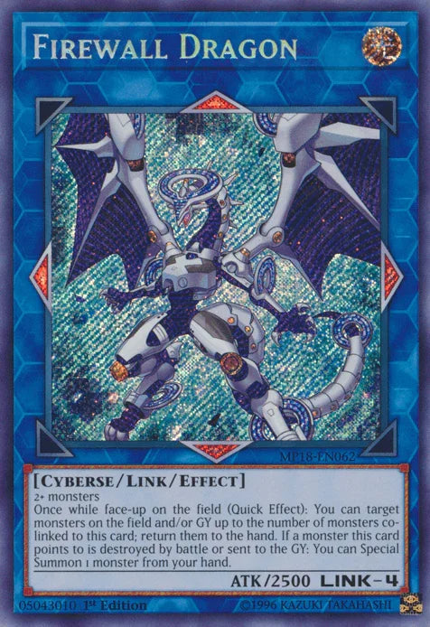 Firewall Dragon [MP18-EN062] Secret Rare