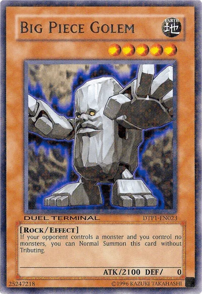 Big Piece Golem [DTP1-EN023] Rare