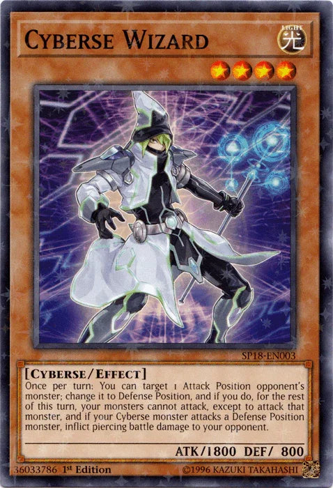 Cyberse Wizard [SP18-EN003] Starfoil Rare