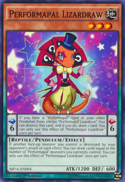 Performapal Lizardraw [MP16-EN004] Common